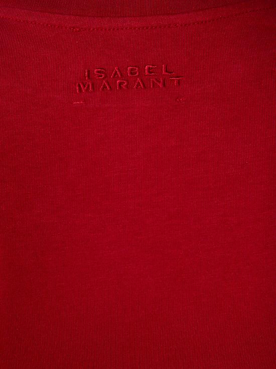 26SS 이자벨마랑 숏 원피스 RO1038FAA1N41I 70CH ROSSO - ISABEL MARANT