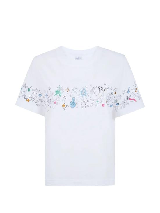 26SS 폴 스미스 반팔 티셔츠 W2R430VVP5569 01 WHITE - PAUL SMITH