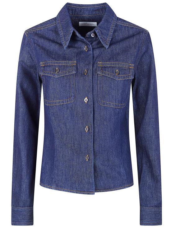 26SS 드리스 반 노튼 셔츠 261 130732 3385 507 INDIGO