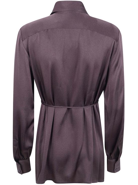 26SS 세미쿠튀르 셔츠 Y6SM13 DARK BROWN - SEMI-COUTURE