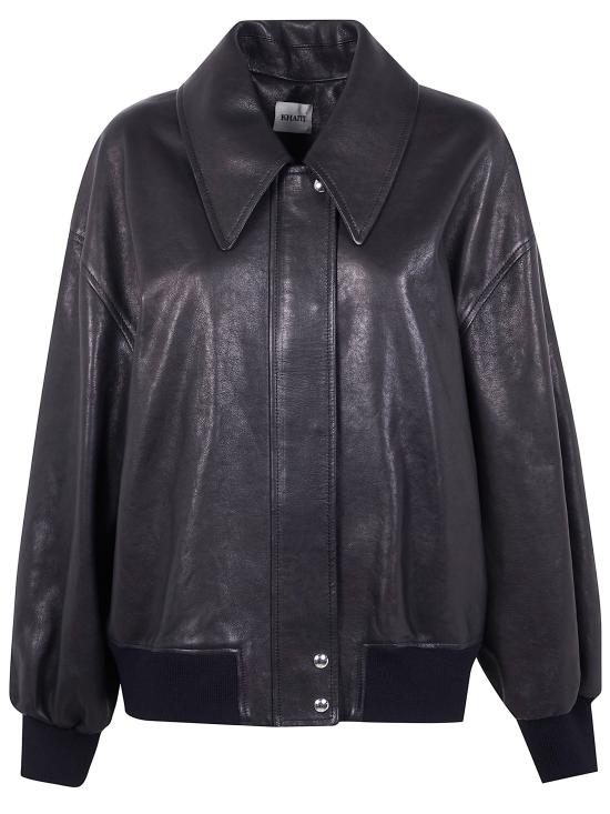 25FW 케이트 가죽 자켓 6166729 097 200 BLACK - KHAITE