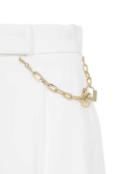 26SS 엘리자베타프랜치 숏팬츠 SH00561E2 360 IVORY - ELISABETTA FRANCHI