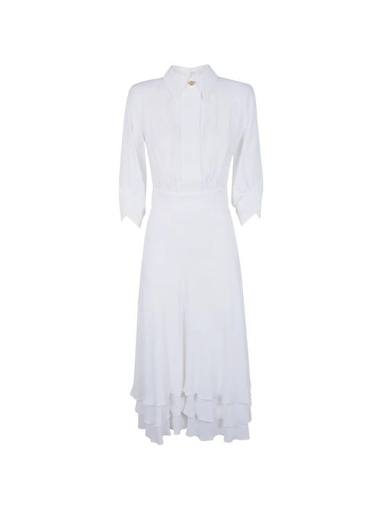 26SS 엘리자베타프랜치 미디 원피스 AB92361E2 360 IVORY - ELISABETTA FRANCHI