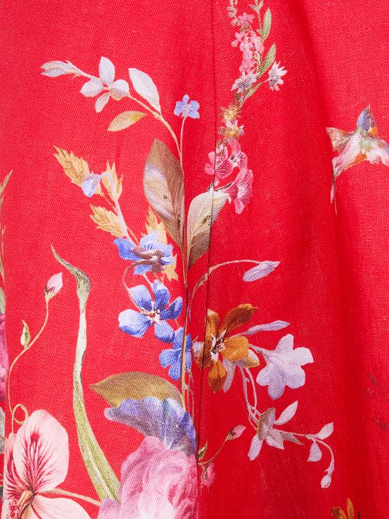 26SS 짐머만 숏 원피스 5963DRS264 REFL RED FLORAL - ZIMMERMANN