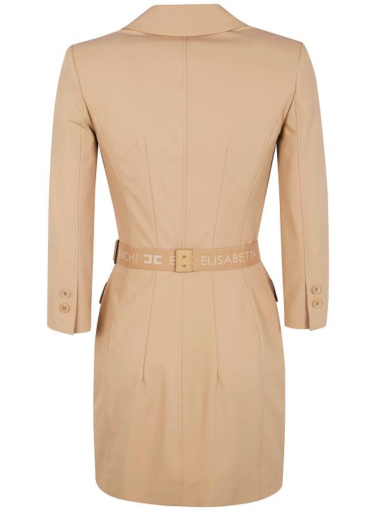 26SS 엘리자베타프랜치 숏 원피스 AB91961E2 470 CAMEL - ELISABETTA FRANCHI