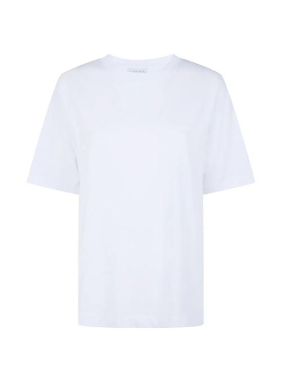 26SS 드리스 반 노튼 반팔 티셔츠 261 131100 3600 001 WHITE - DRIES VAN NOTEN