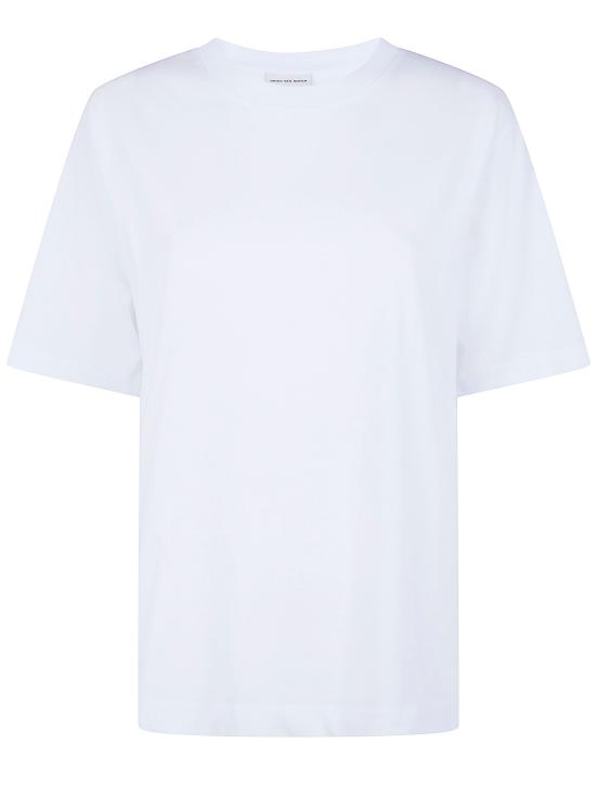 26SS 드리스 반 노튼 반팔 티셔츠 261 131100 3600 001 WHITE