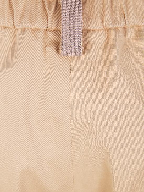 26SS 파비아나 필리피 코튼 개버딘 구비오 조거 팬츠 PAD266F322L784 0157 MAPLE - FABIANA FILIPPI