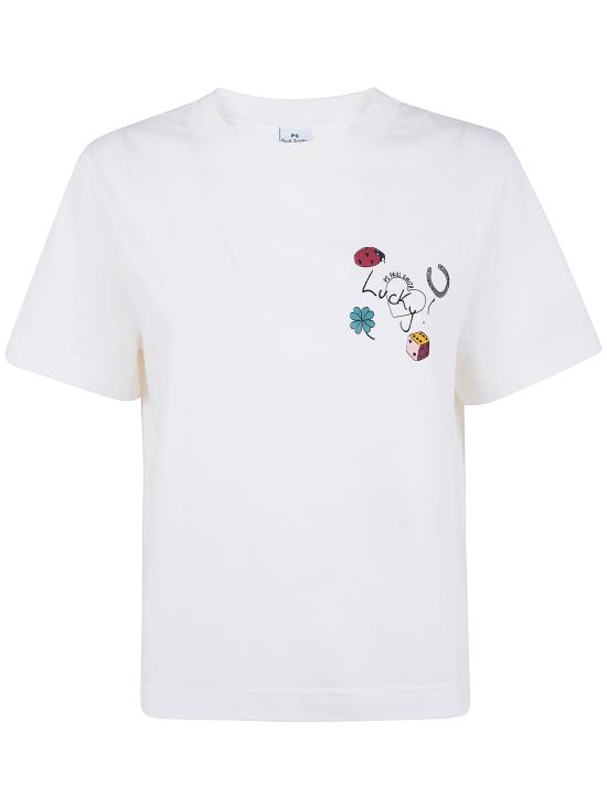 26SS 폴 스미스 반팔 티셔츠 W2R430VVP5567 02 OFF WHITE