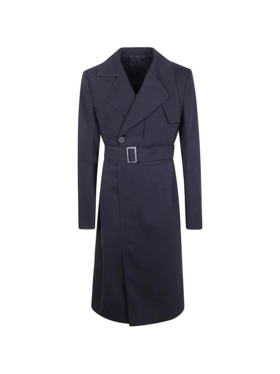 26SS 릭 오웬스 트렌치 코트 RU01F2968 WT 09 BLACK - RICK OWENS