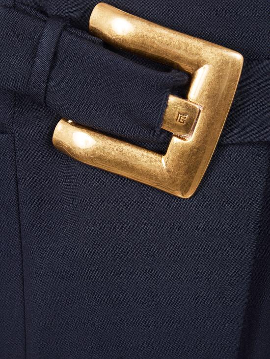 26SS 발망 미디 스커트 GF1LBB22WC09 0PA BLACK - BALMAIN