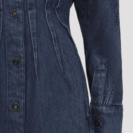 26SS 지방시 숏 원피스 BW22QS517B 420 MEDIUM BLUE - GIVENCHY