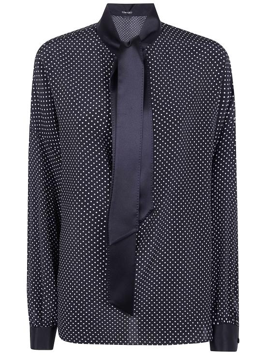 26SS 톰포드 셔츠 CA3333 FAP250 NWG BLACK OFF WHITE