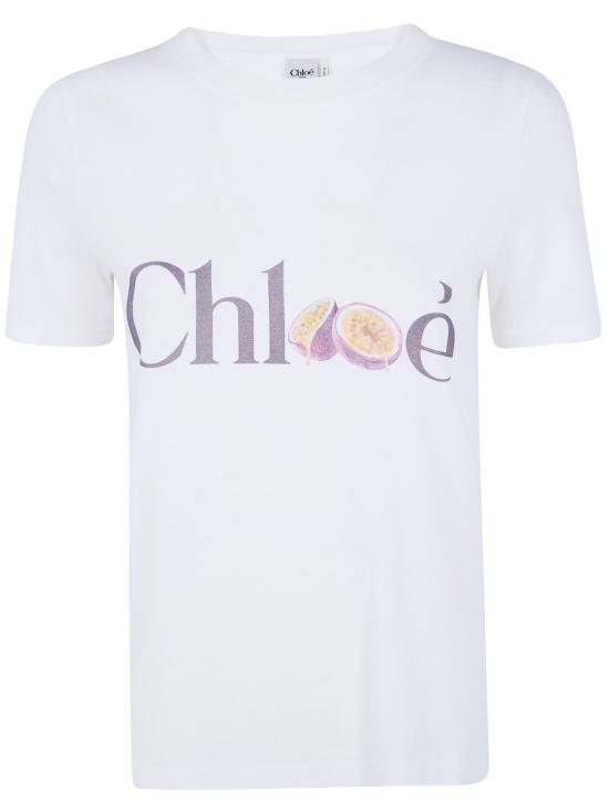 26SS 끌로에 반팔 티셔츠 CH26SJH08197 101 WHITE - CHLOE