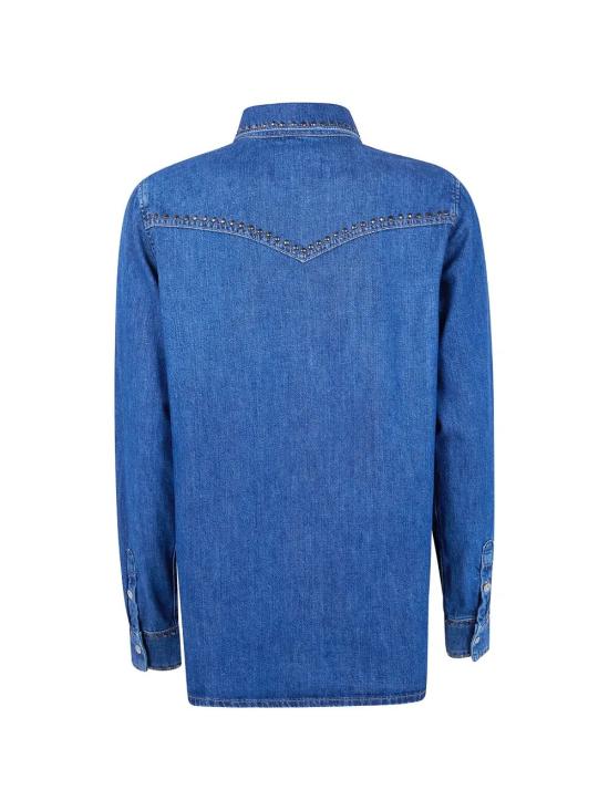 26SS 세븐포올맨카인드 셔츠 7U84TC21 U721C BLUE - 7 FOR ALL MANKIND