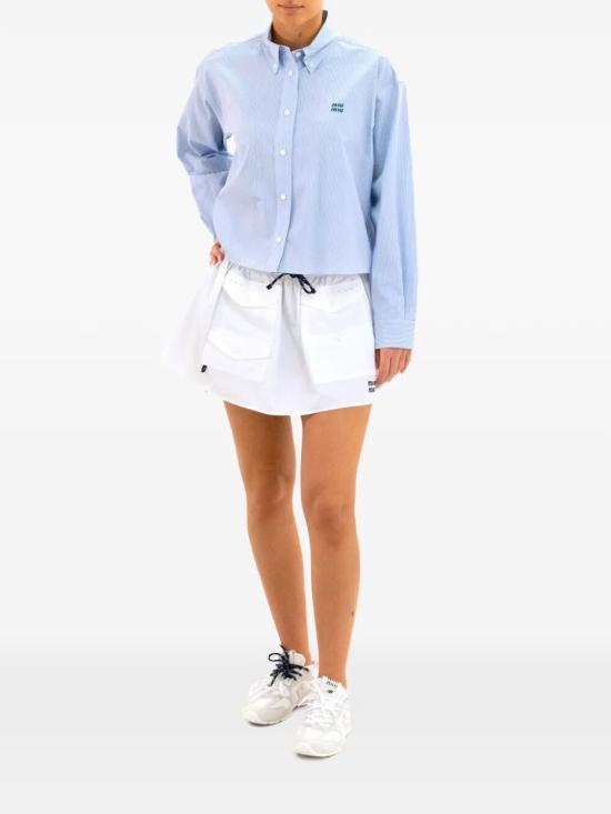 26SS 미우미우 숏 스커트 MG2643SOOO 10RG F0009 BIANCO - MIU MIU