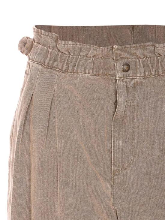 26SS 이자벨마랑에뚜왈 스트레이트 팬츠 PA0660FA D1G04E 50DZ DARK BRONZE - ISABEL MARANT ETOILE