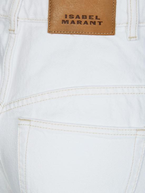 26SS 이자벨마랑 스트레이트 팬츠 PA0052FBD1H02I 20WH BIANCO - ISABEL MARANT