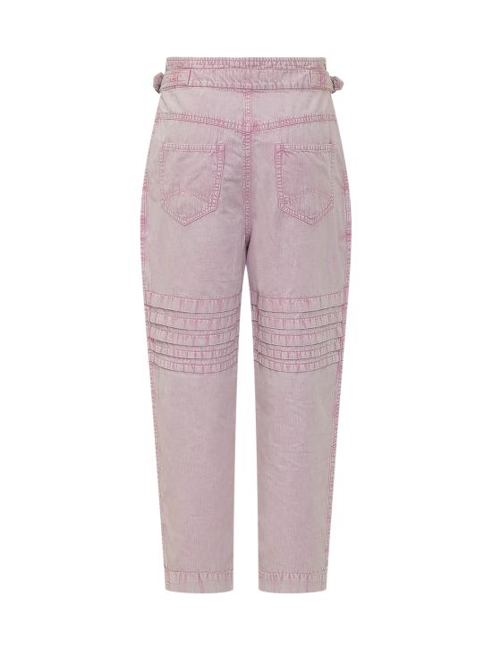 26SS 이자벨마랑에뚜왈 스트레이트 팬츠 26PPA0662FAD1H04E 40PK PINK - ISABEL MARANT ETOILE