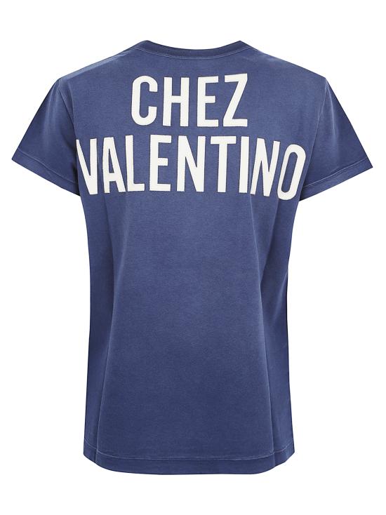 25FW 발렌티노 가라바니 반팔 티셔츠 BMG24Y 9GL AKP BLU - VALENTINO GARAVANI