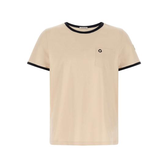 26SS 몽클레어 반팔 티셔츠 89AUO 8C000 19 F07 NEUTRALS