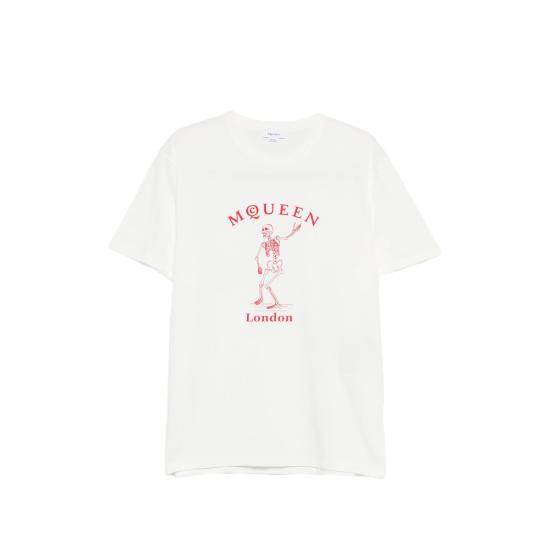 26SS 알렉산더 맥퀸 반팔 티셔츠 857152 QTAEI 0908 WHITE