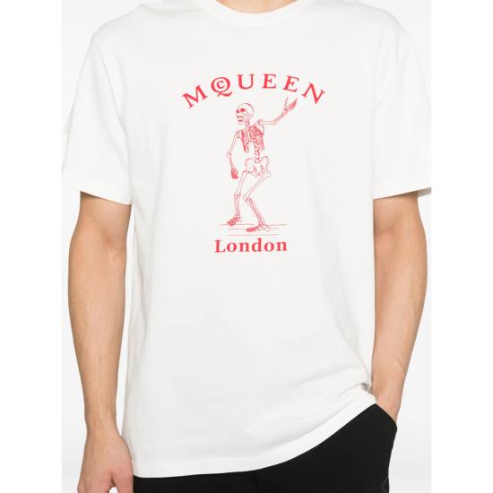 26SS 알렉산더 맥퀸 반팔 티셔츠 857152 QTAEI 0908 WHITE - ALEXANDER MCQUEEN