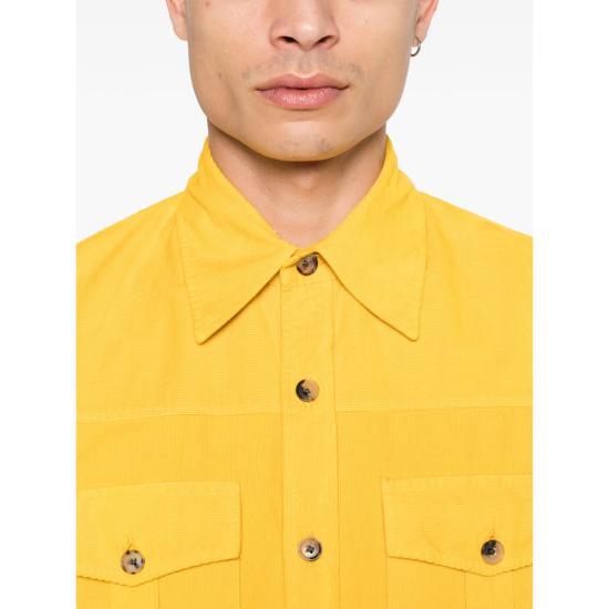 26SS 이사이아 긴팔 셔츠 X0076 CMT217 080 YELLOW - ISAIA