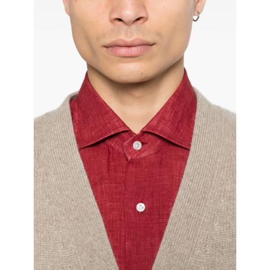 26SS 이사이아 긴팔 셔츠 KM534 MC10TC 01 RED - ISAIA