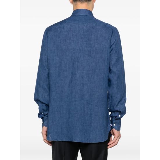 26SS 이사이아 긴팔 셔츠 KM304 MC10TC 02 BLUE - ISAIA