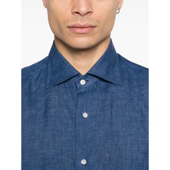 26SS 이사이아 긴팔 셔츠 KM304 MC10TC 02 BLUE - ISAIA