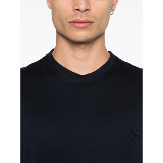 26SS 이사이아 반팔 티셔츠 J0416 MCX154 800 BLUE - ISAIA