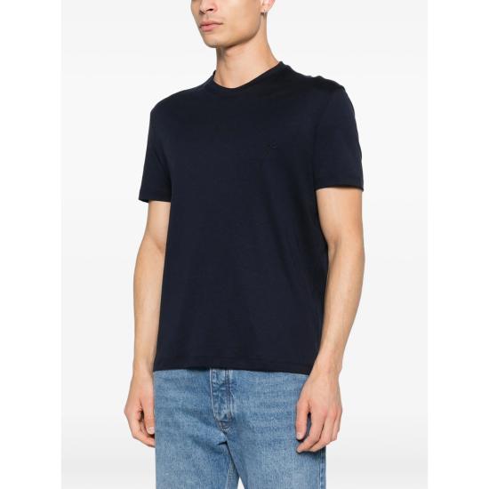 26SS 이사이아 반팔 티셔츠 J0416 MCX154 800 BLUE - ISAIA