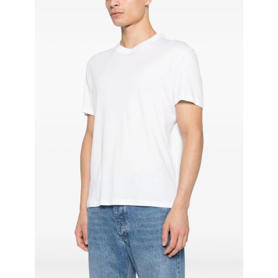 26SS 이사이아 반팔 티셔츠 J0416 MCX154 000 WHITE - ISAIA