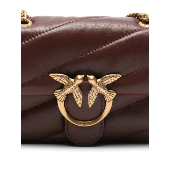 26SS 핑코 숄더백 100040 A0F2 R49Q BROWN GOLD - PINKO