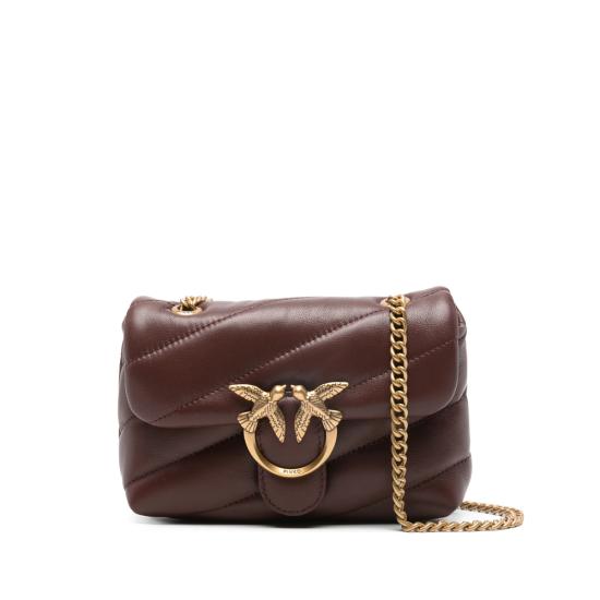 26SS 핑코 숄더백 100040 A0F2 R49Q BROWN GOLD