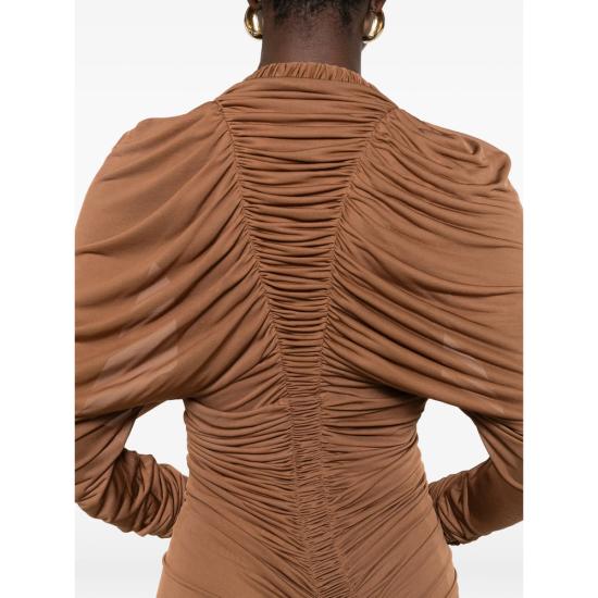 26SS 크리스토퍼에스버 숏 원피스 25043984 RUSSE BROWN - CHRISTOPHER ESBER