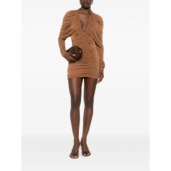 26SS 크리스토퍼에스버 숏 원피스 25043984 RUSSE BROWN - CHRISTOPHER ESBER