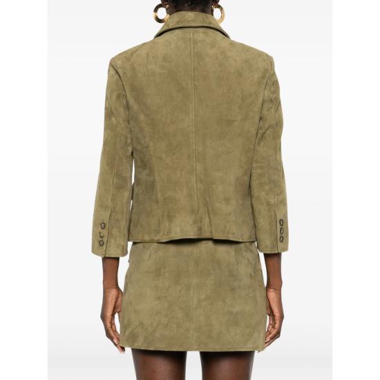 26SS 더 가먼트 가죽 자켓 21796 SUEDE 266 GREEN - THE GARMENT