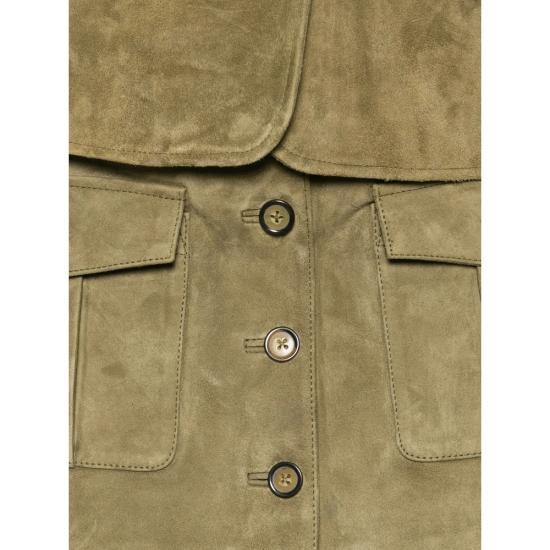 26SS 더 가먼트 숏 스커트 21795 SUEDE 266 GREEN - THE GARMENT