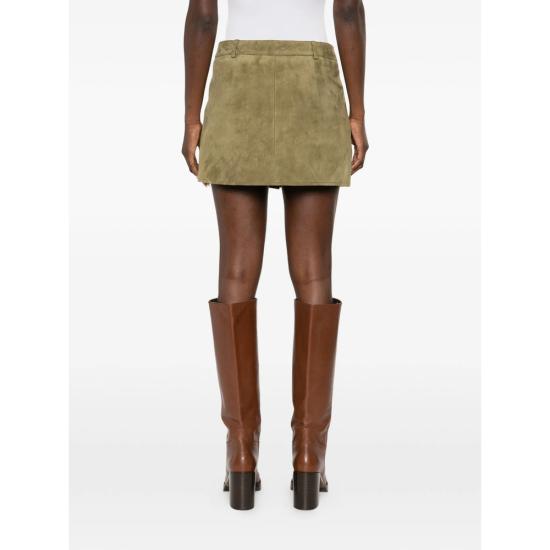 26SS 더 가먼트 숏 스커트 21795 SUEDE 266 GREEN - THE GARMENT
