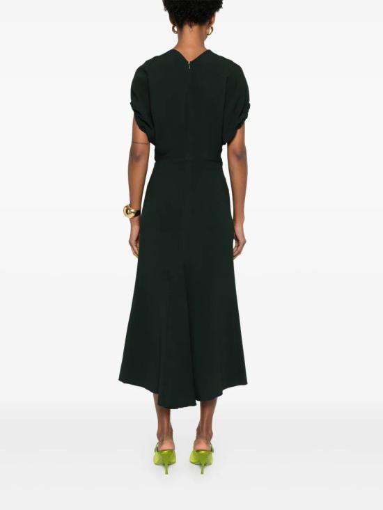 25FW 빅토리아 베컴 미디 원피스 1325WDR006381A 9453 GREEN - VICTORIA BECKHAM