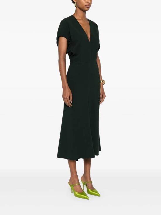 25FW 빅토리아 베컴 미디 원피스 1325WDR006381A 9453 GREEN - VICTORIA BECKHAM