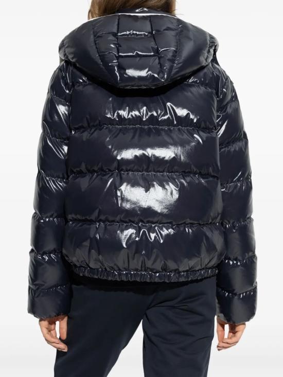 25SS 몽클레어 볼드 폭스 헤드 패치 바이컬러 가디건 K10931A00078597EU778 NAVY - MONCLER