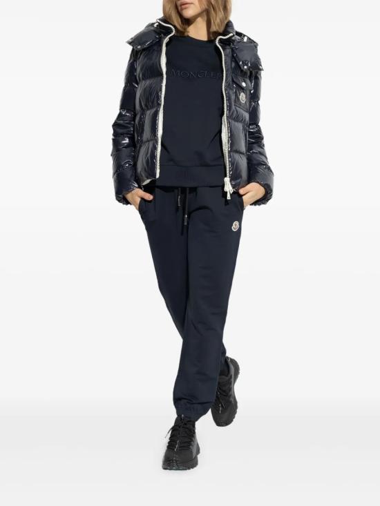 25SS 몽클레어 볼드 폭스 헤드 패치 바이컬러 가디건 K10931A00078597EU778 NAVY - MONCLER