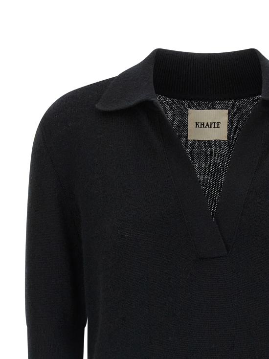 26SS 케이트 폴로 티셔츠 8787605200 Black - KHAITE