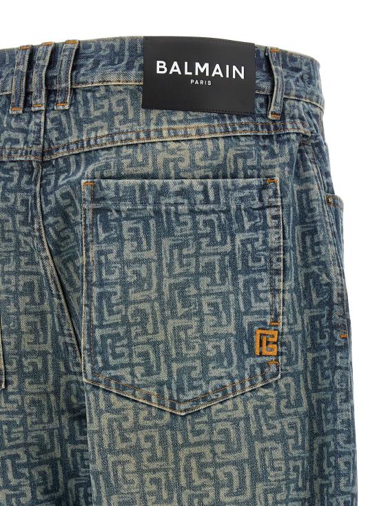 26SS 발망 데님 팬츠 GH1ML135DG126AW Blue - BALMAIN