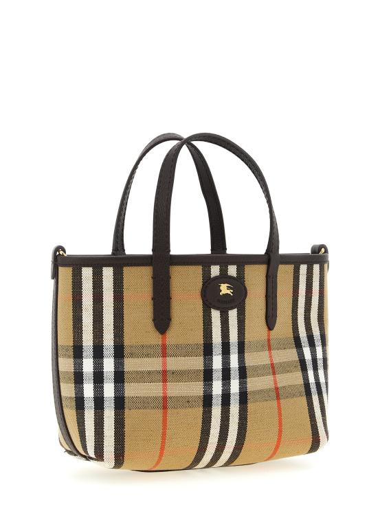 26SS 버버리 미니 리버시블 블룸즈버리 토트백 8119627PEATSAND Multicolor - BURBERRY