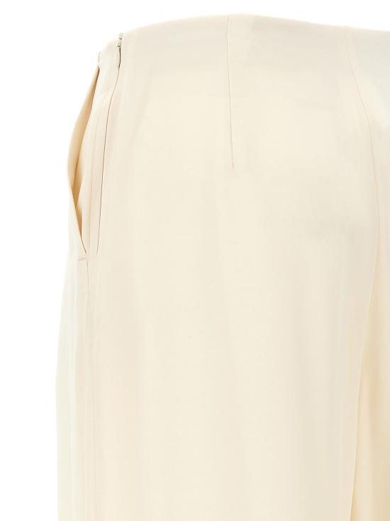 26SS 막스마라 스트레이트 팬츠 2611131018600036 White - MAX MARA