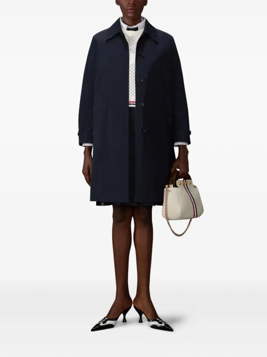 26SS 톰브라운 코튼 포인텔레 스티치 헥터 RWB 티 FKA511AY3062 WHITE 100 - THOM BROWNE